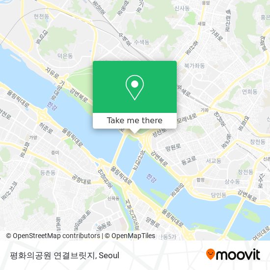 평화의공원 연결브릿지 map