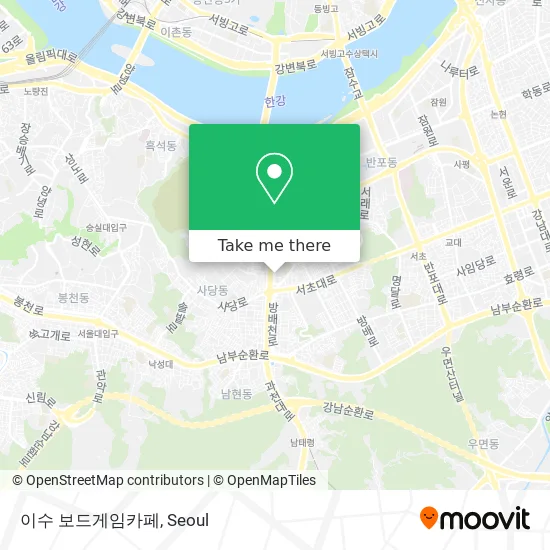 이수 보드게임카페 map