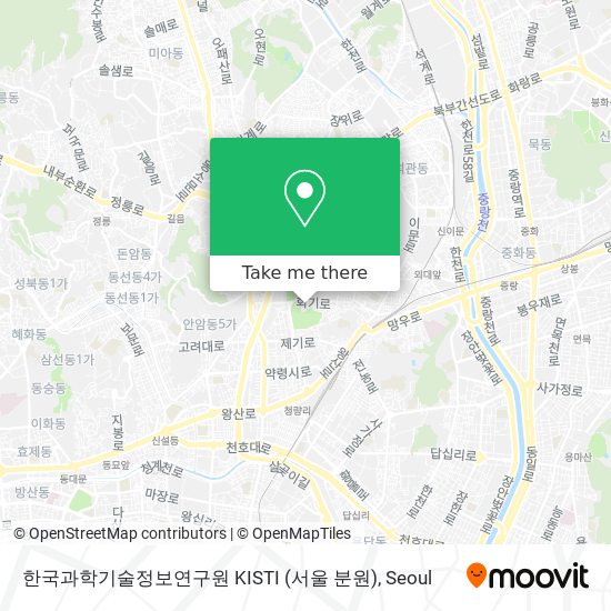 한국과학기술정보연구원 KISTI (서울 분원) map