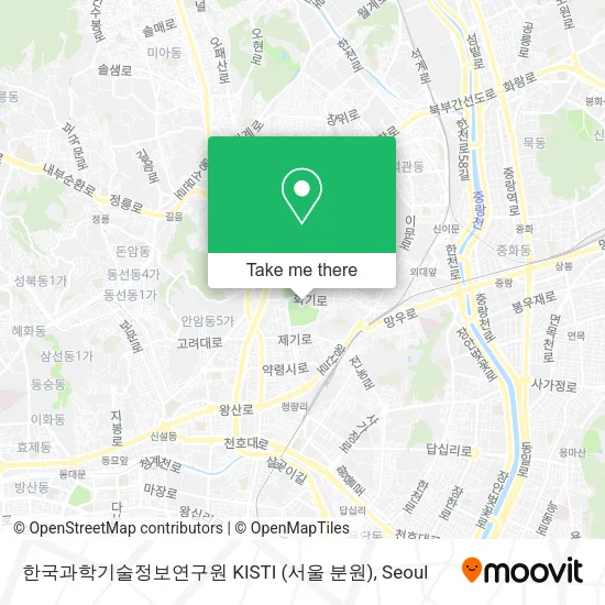 한국과학기술정보연구원 KISTI (서울 분원) map