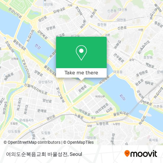 여의도순복음교회 바울성전 map