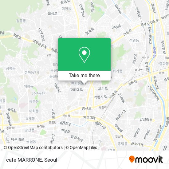 cafe MARRONE map