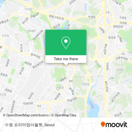 수원 프리미엄아울렛 map