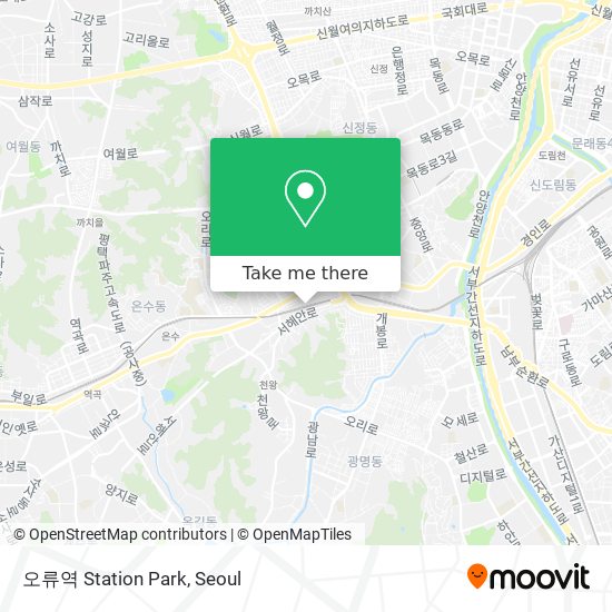 오류역 Station Park map