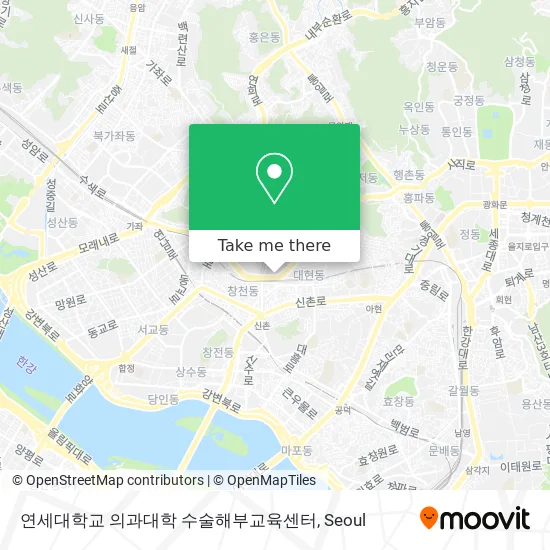 연세대학교 의과대학 수술해부교육센터 map