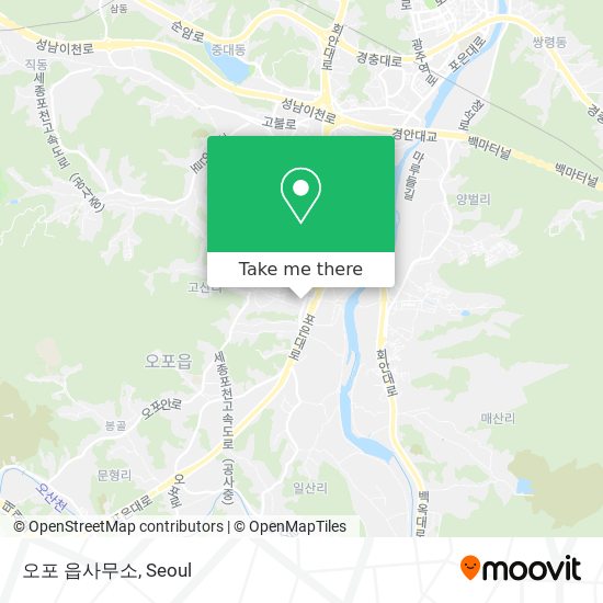 오포 읍사무소 map