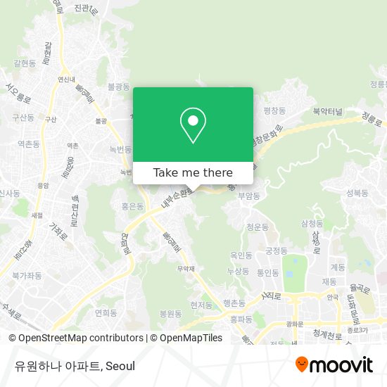 유원하나 아파트 map
