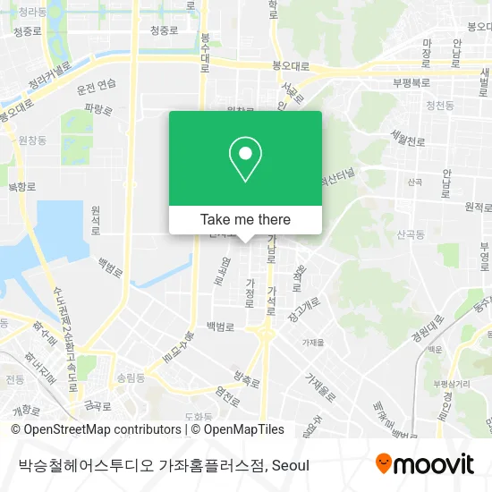 박승철헤어스투디오 가좌홈플러스점 map