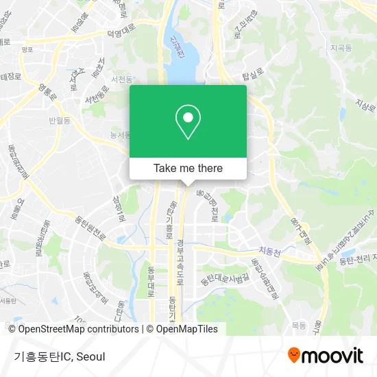 기흥동탄IC map
