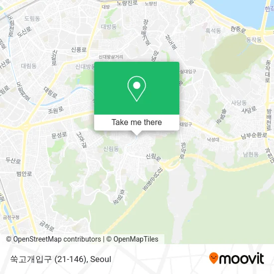 쑥고개입구 (21-146) map