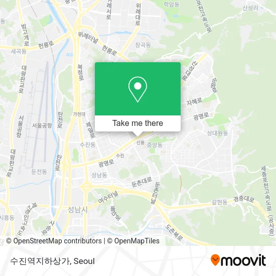 수진역지하상가 map