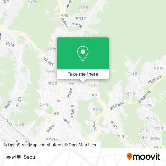 녹번로 map