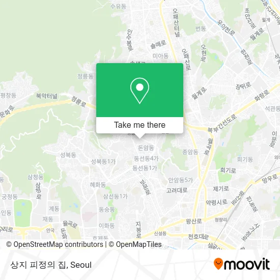 상지 피정의 집 map