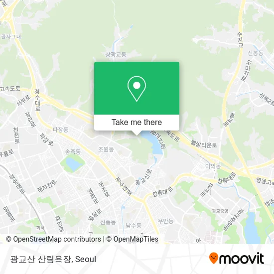 광교산 산림욕장 map