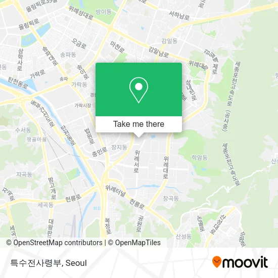 특수전사령부 map