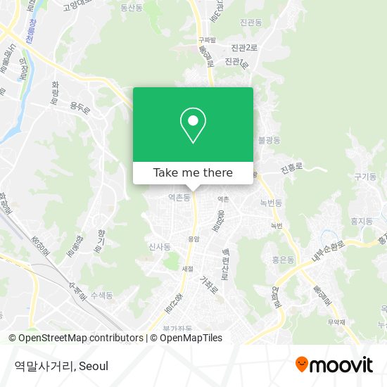 역말사거리 map