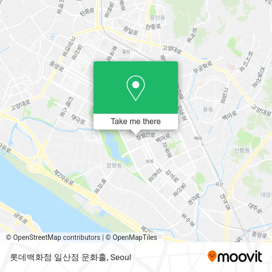 롯데백화점 일산점 문화홀 map