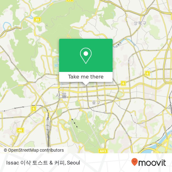 Issac 이삭 토스트 & 커피 map