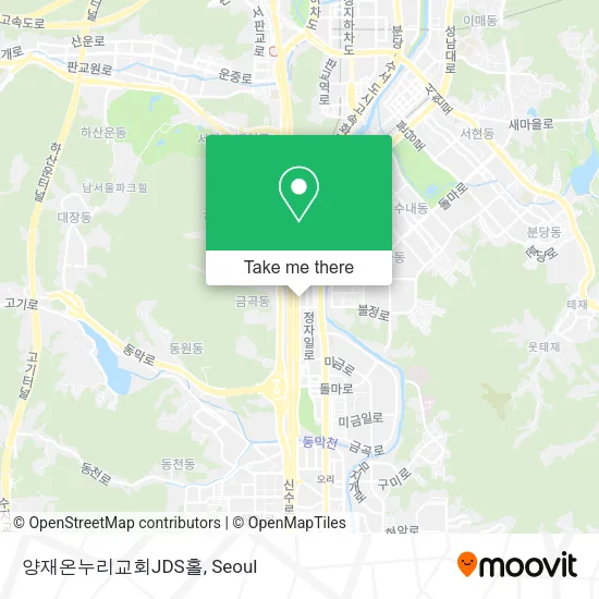 양재온누리교회JDS홀 map