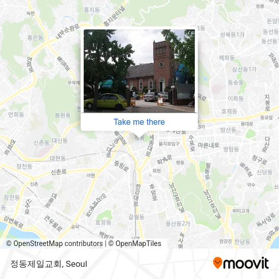 정동제일교회 map
