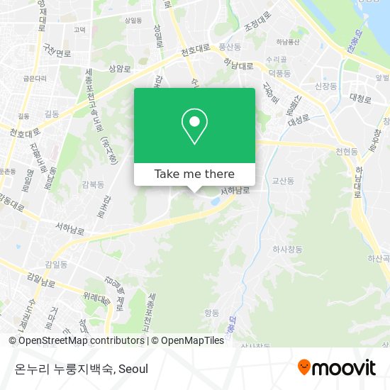 온누리 누룽지백숙 map