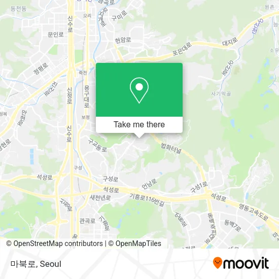 마북로 map