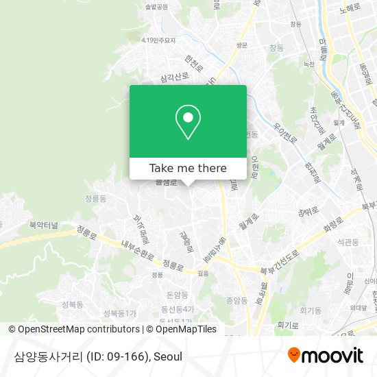 삼양동사거리 (ID: 09-166) map