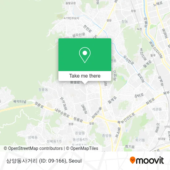 삼양동사거리 (ID: 09-166) map