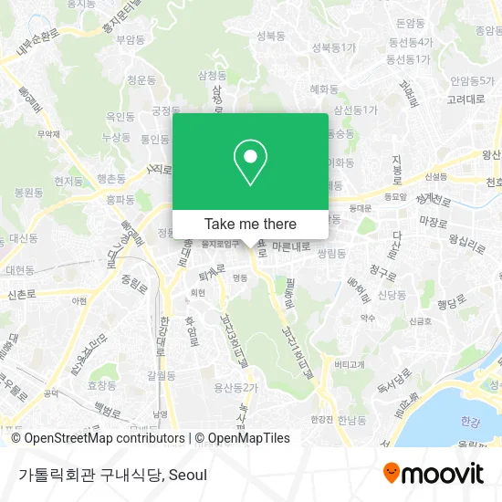 가톨릭회관 구내식당 map