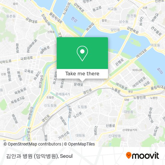 김안과 병원 (망막병원) map