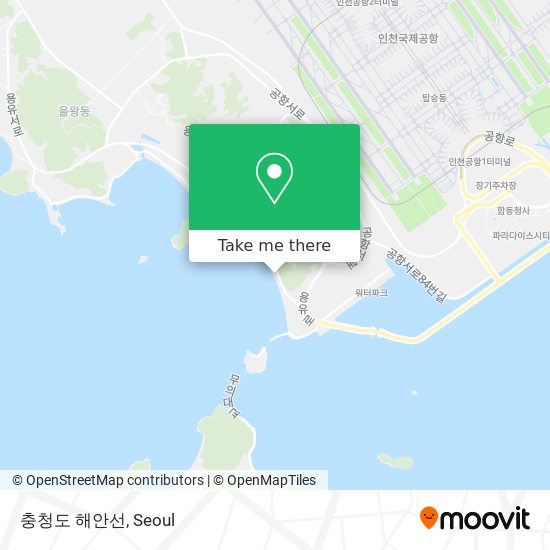 충청도 해안선 map