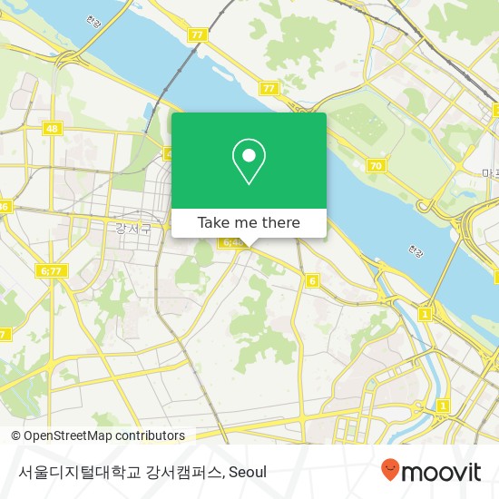 서울디지털대학교 강서캠퍼스 map