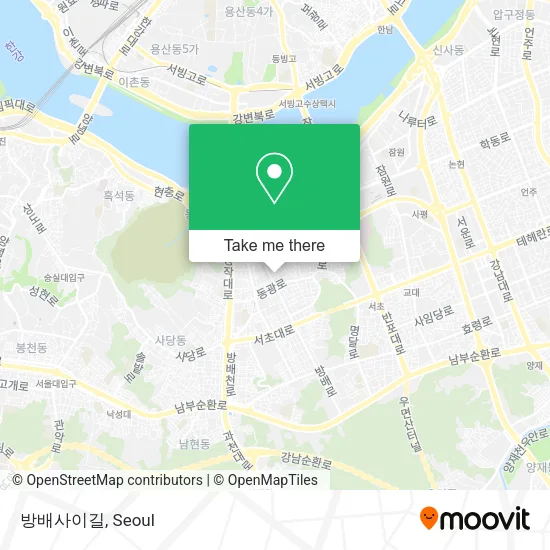 방배사이길 map