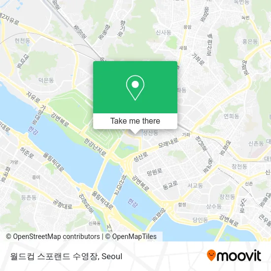 월드컵 스포랜드 수영장 map