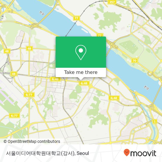 서울미디어대학원대학교(강서) map