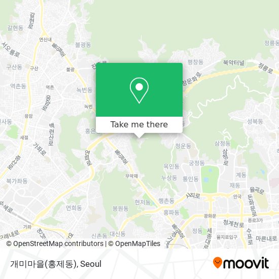 개미마을(홍제동) map