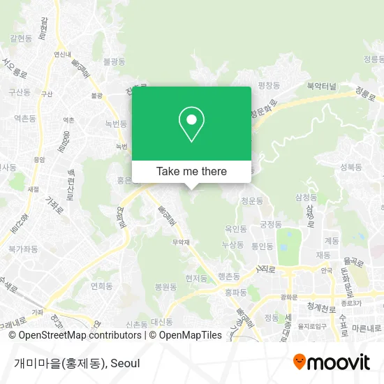 개미마을(홍제동) map