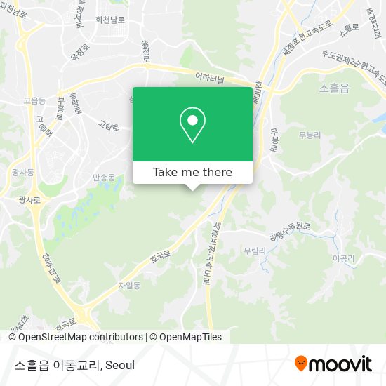 소흘읍 이동교리 map