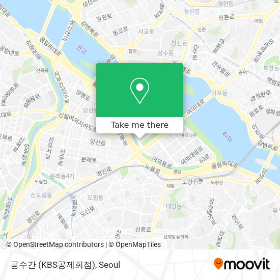 공수간 (KBS공제회점) map