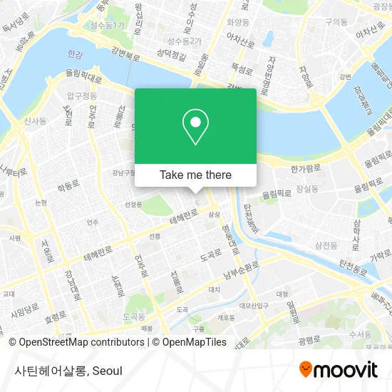 사틴헤어살롱 map