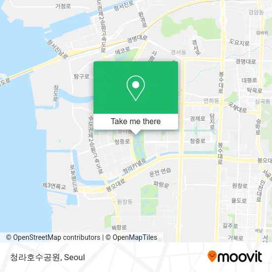 청라호수공원 map