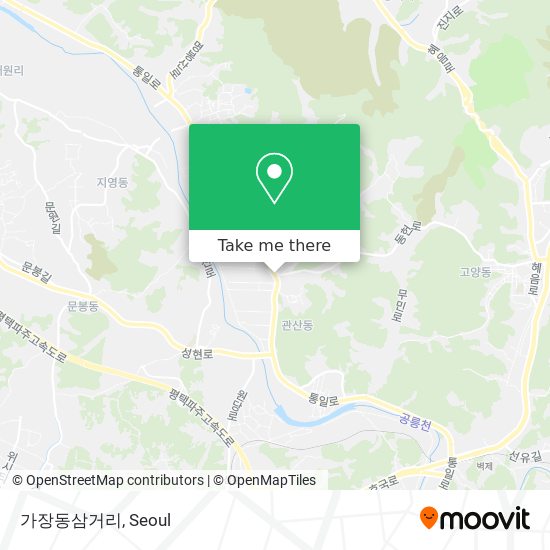 가장동삼거리 map