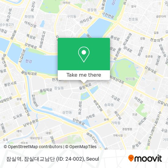 잠실역, 잠실대교남단 (ID: 24-002) map