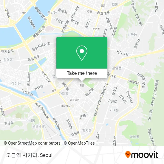 오금역 사거리 map