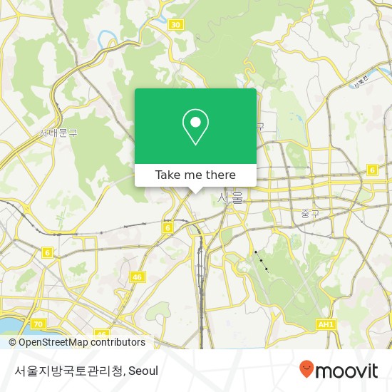 서울지방국토관리청 map