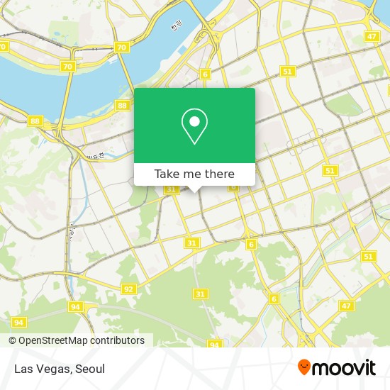 Las Vegas map