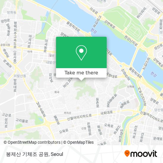 봉제산 기체조 공원 map