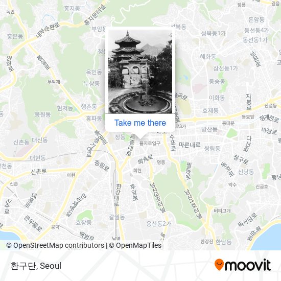 환구단 map