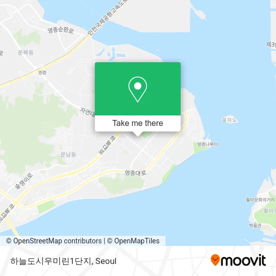 하늘도시우미린1단지 map