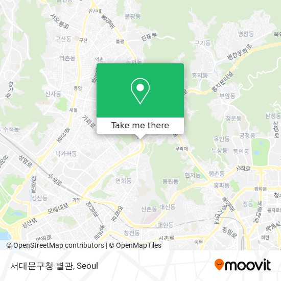 서대문구청 별관 map